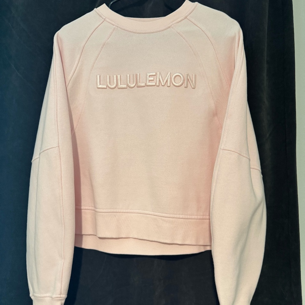 Pink Lululemon Crewneck M/L